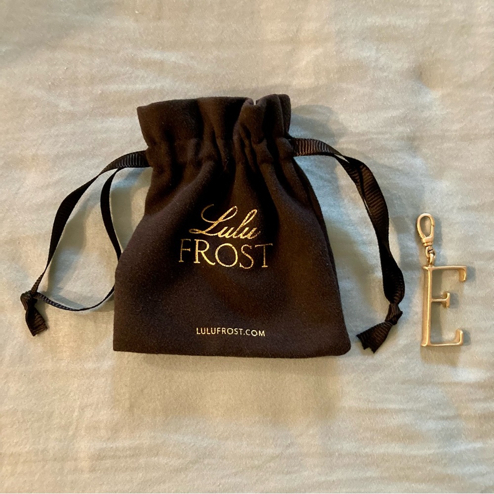 Lulu Frost Plaza Collection “E” Charm